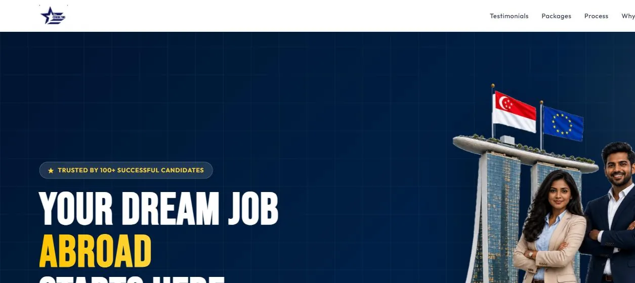 Star Consulting website homepage built by Upsky Media